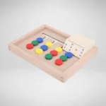 JEU EN BOIS A QUATRE COULEURS (+3ANS)
